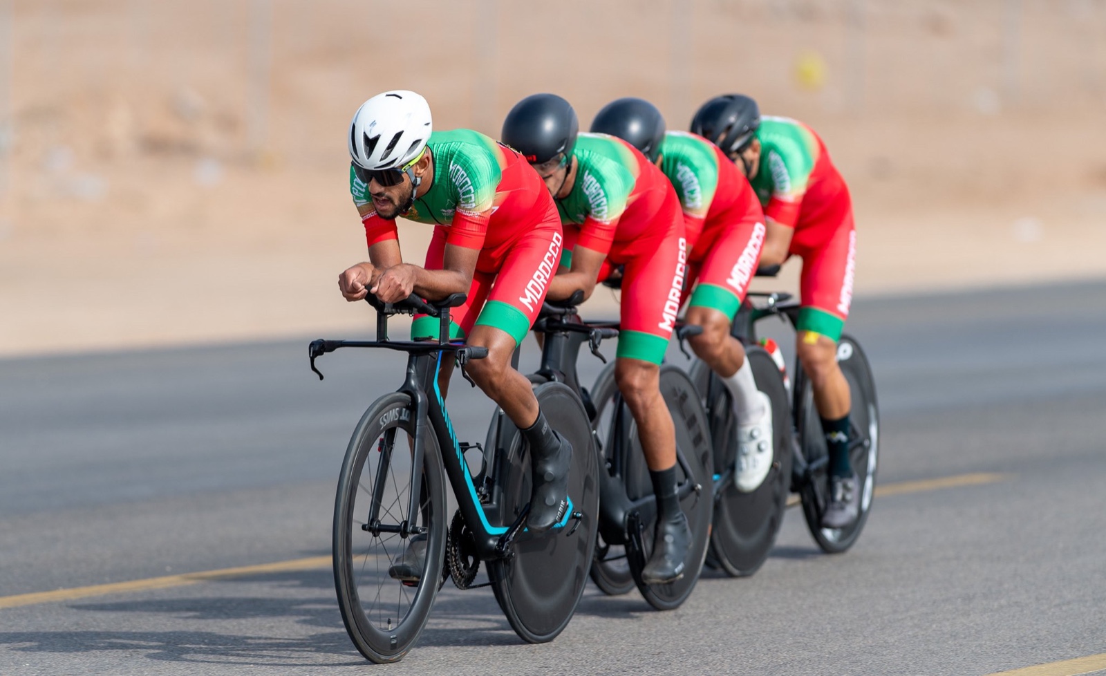 Le Marocain Achraf Karimi sacré champion arabe de cyclisme